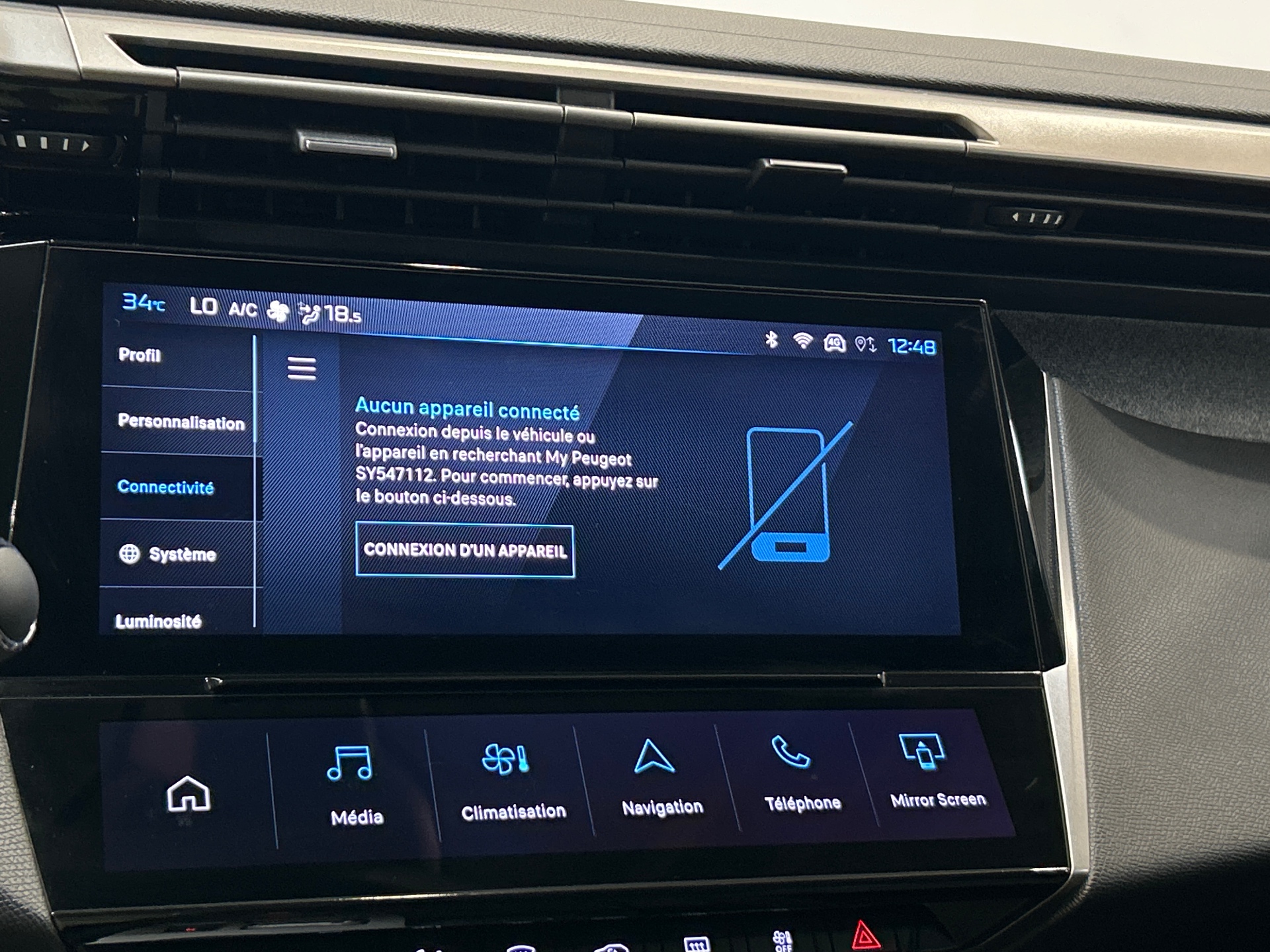 PEUGEOT 408 Allure Hybrid 145 ch e-DCS6