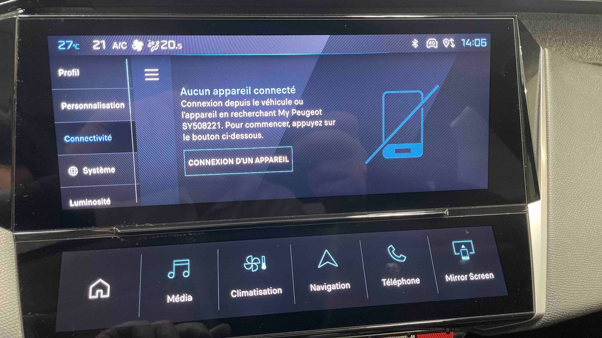 PEUGEOT 308 Hybrid 136 e-DCS6 Allure