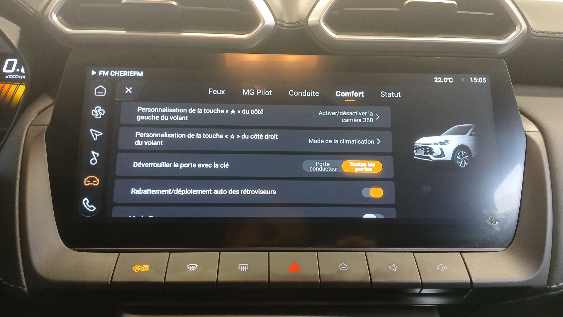 MG ZS 1.5 L Hybrid+ 197 ch Luxury